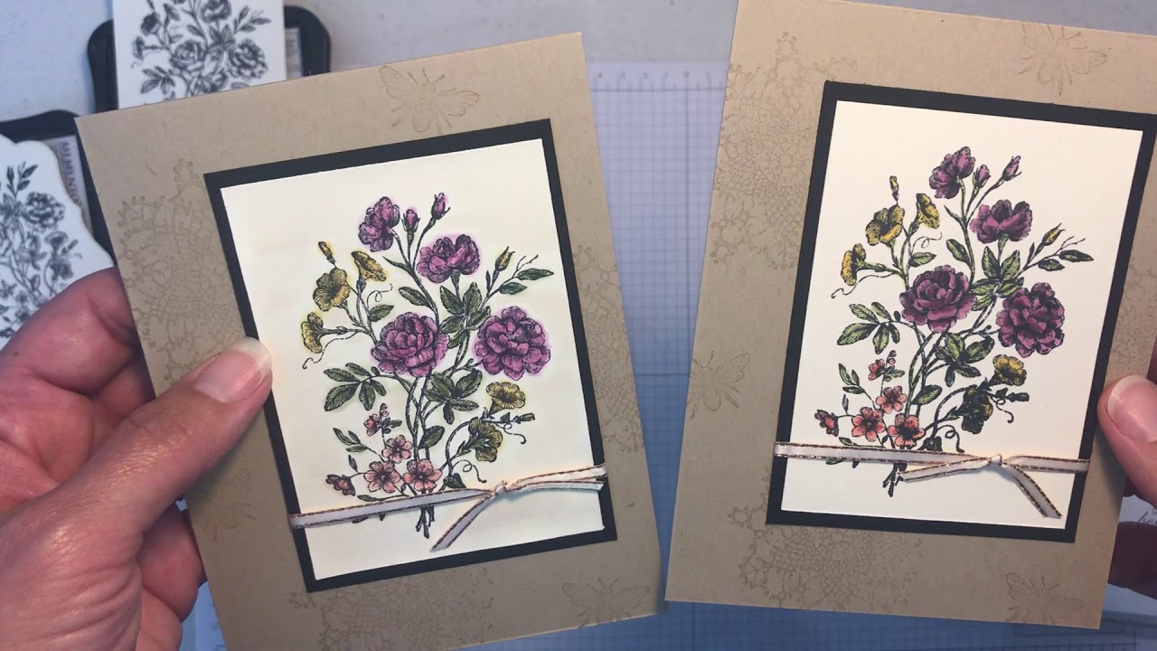 Very Vintage Stampin' Up! stamp set YouTube