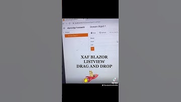 XAF Blazor Listview Drag and Drop #devexpress #xaf #blazor