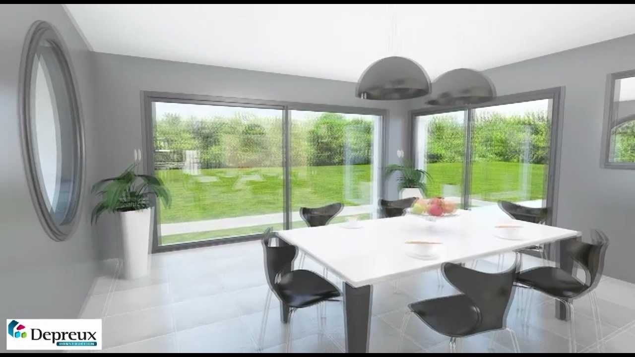 Construction depreux, visite 3d d'une maison étage youtube