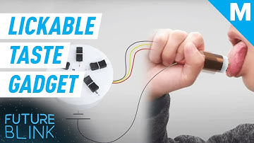 This Lickable Flavor Synthesizer Can Recreate Tastes | Future Blink