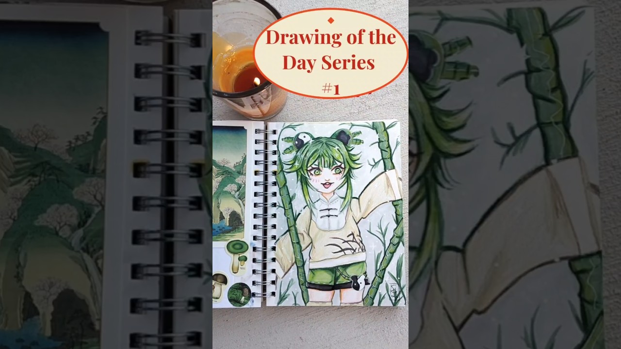 Day 1! Almost tipped that candle 😃 