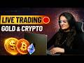 Crypto trading & Gold analysis 13Feb || #trading #crypto #goldtrading live analysis