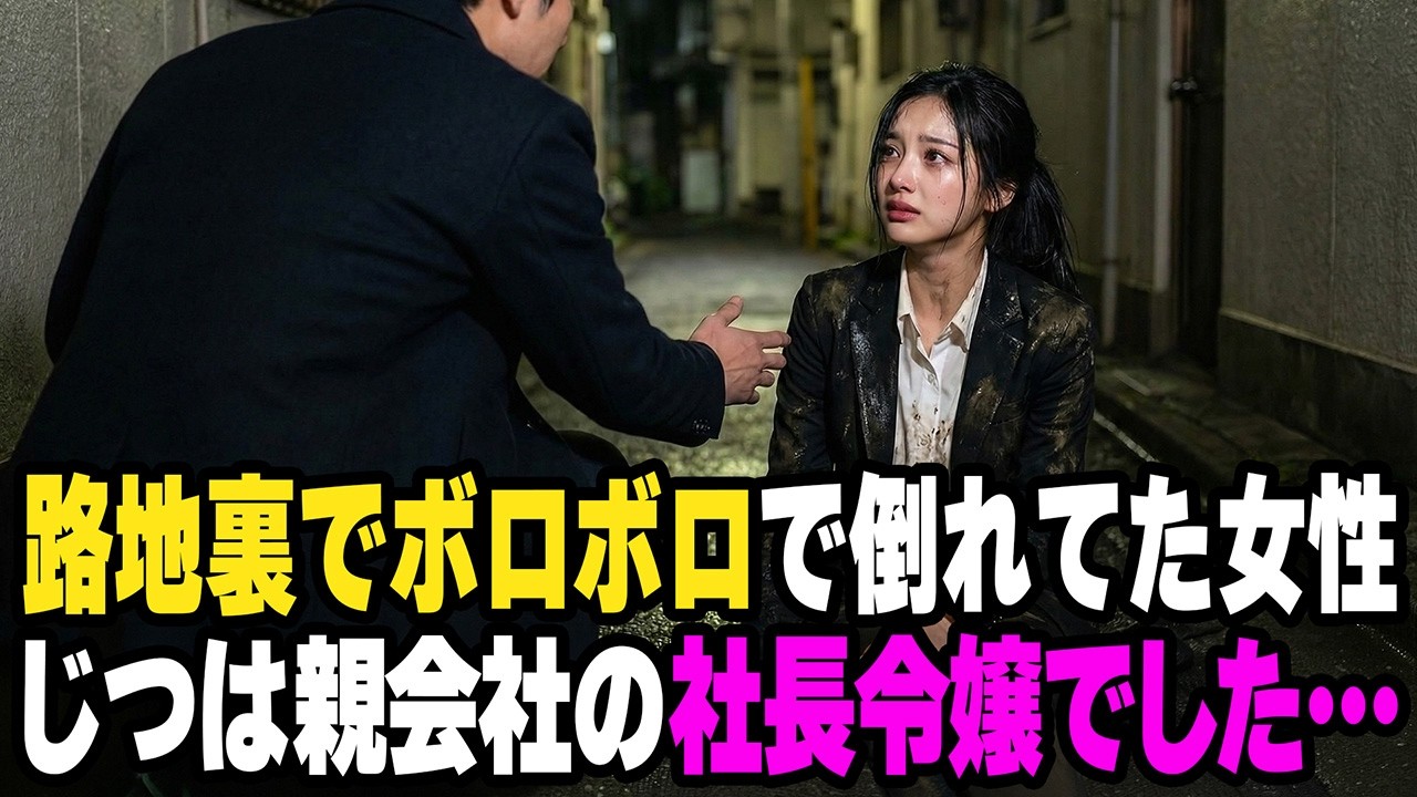 【感動する話】残業帰りに助けた同僚が一人の男の人生をすべて変えた｡ 誰も見ていなかった“裏方の仕事”が、社長の娘と未来を結ぶ