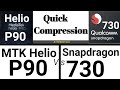 Quick Comparison MediaTek Helio P90 vs Qualcomm Snapdragon 730 &730G