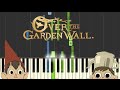 Over the garden wall  main theme synthesia piano