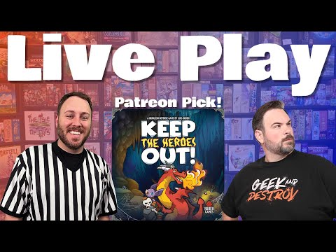 Keep the Heroes Out! Monthly Patron Pick | The Game Haus Live