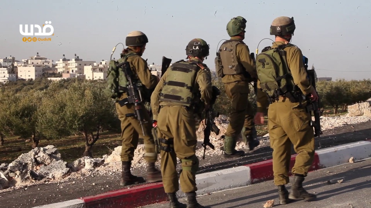 مواجهات في بلدة تقوع مساء اليوم الاحد