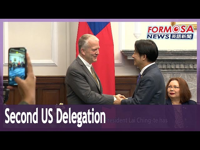 Lai receives second US congressional delegation of his term｜Taiwan News