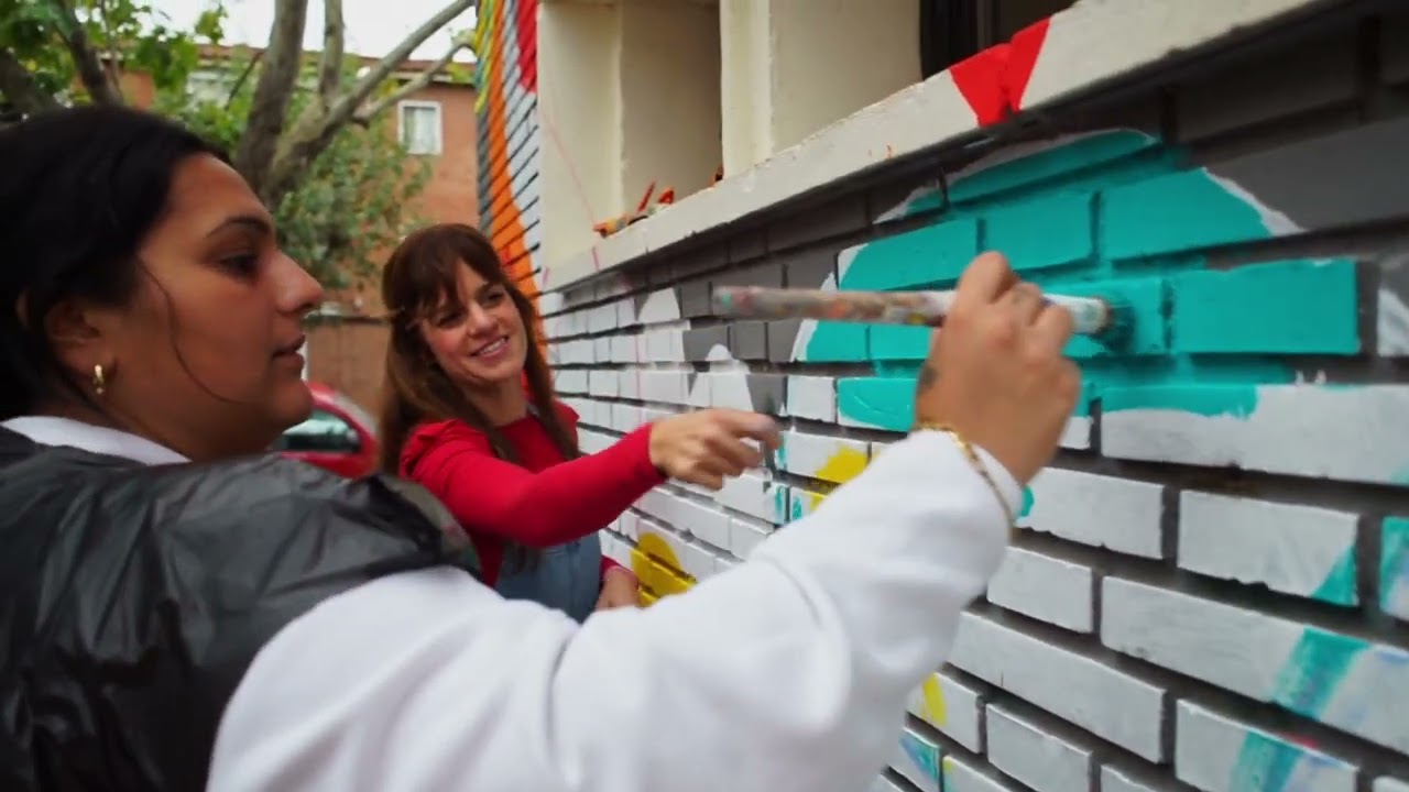 CEIP Cristobal Colón. Pajarillos Educa Murales. Valladolid.