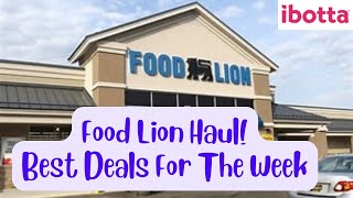 Food Lion Haul! Best Deals For The Week! No Coupons Needed! 11/10