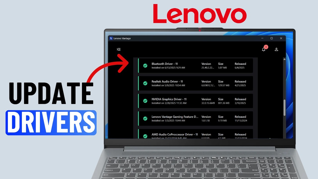 How to Update Drivers on Lenovo Laptop (Easy Way) - YouTube