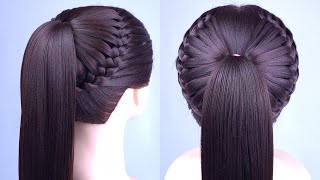 10 Ponytail Hairstyle For Long Hair | Trendy Hairstyle For Teenagers | Easy And Unique Hairstyle P1