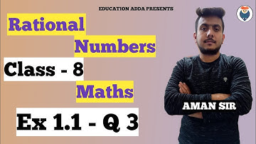 class 8 math chapter 1 | Ex 1.1 - Q 3 solutions | ncert class 8 maths chapter 1|