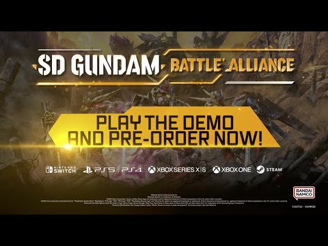 SD Gundam Battle Alliance - Demo Announcement Trailer