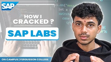 I CRACKED My First SAP LABS Interview |Experience and tips Share | Fergusson College Pune 2025