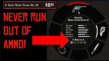 INFINITE AMMO CHEAT CODE | RED DEAD REDEMPTION 2