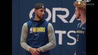 Steph giving advices to Nico Mannion ( his former Student’s )