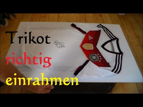 Video: Ein Trikot einrahmen – wikiHow