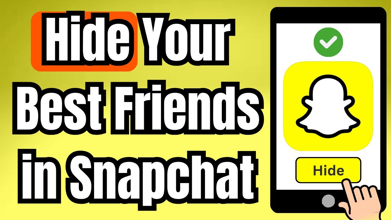 Как скрыть своих лучших друзей в Snapchat