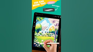 House with a Garden - Paint it with me! #SpringOnYoutube #Artwithflo