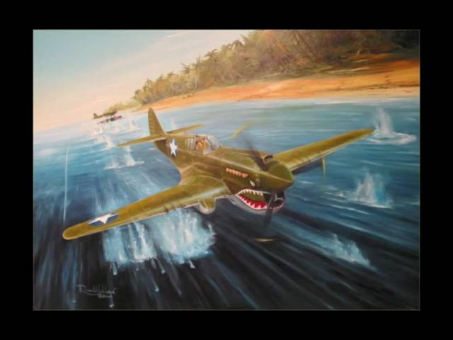 Aviation Art - P-40 Warhawk - YouTube