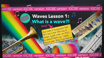 iGCSE Physics: Waves 1: What is a Wave?