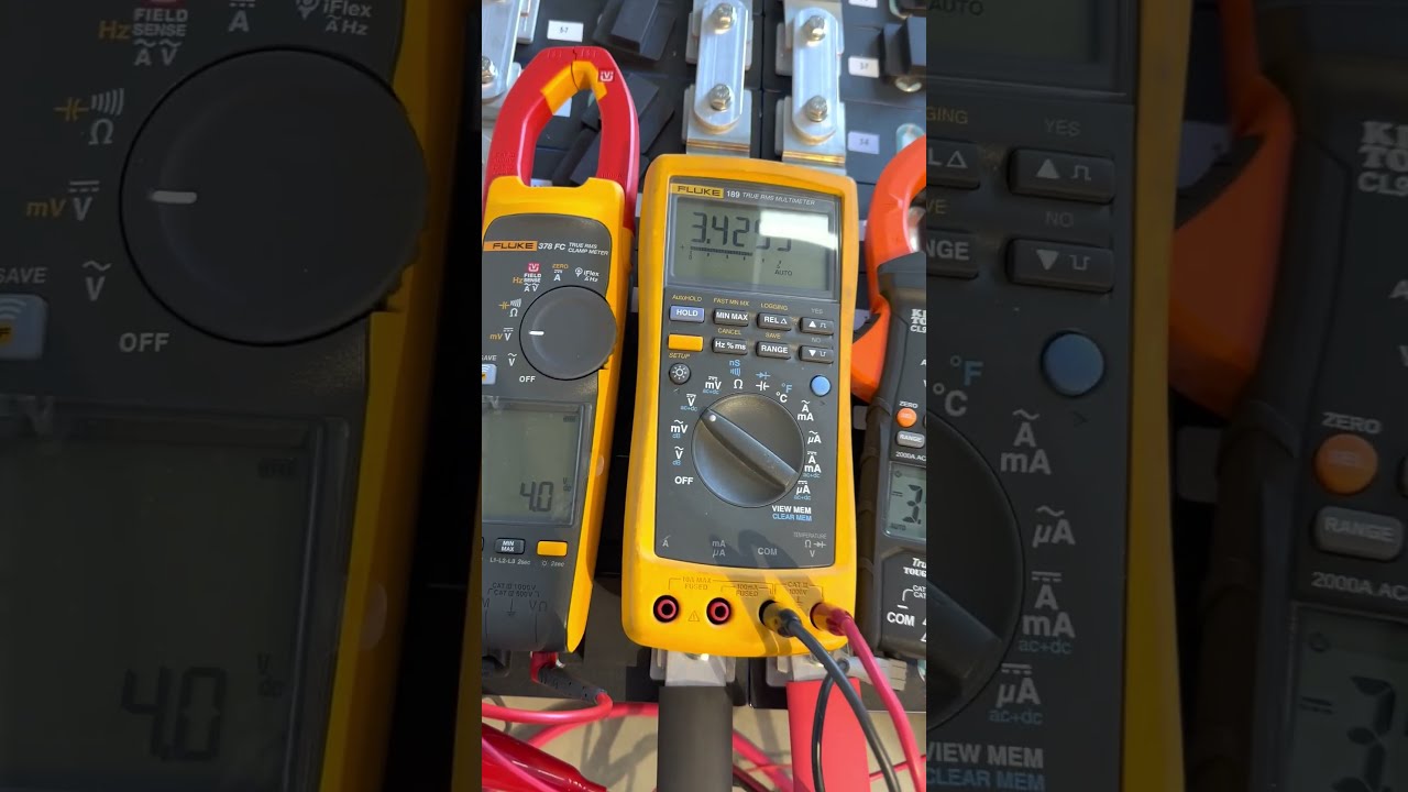 Comparison Of The Fluke 378 189 And Klein Meters