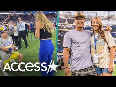 L.A. Rams’ Taylor Rapp Proposes After Big Super Bowl Win