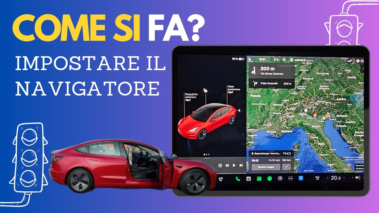 COME SI FA? | TESLA 2024 | Come impostare il NAVIGATORE, trucchi per una pianificazione EASY.