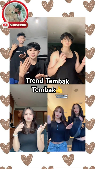 TREND DANCE TEMBAK TEMBAK🤙 TIKTOK DC  #dancetiktok #masukberanda #shorts #trendingshorts #fyp