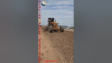 Amazing Machines👍Grader Machine Operating Sub Base Top Surface dressing#grader #subbass #shorts #ad