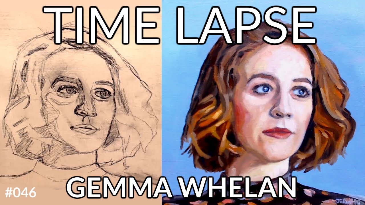 #046 * Gemma Whelan * Game of Thrones * Yara Greyjoy * Upstart Crow * Kate * Oil Painting