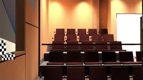 software rasterizer demo - projective texture in an auditorium