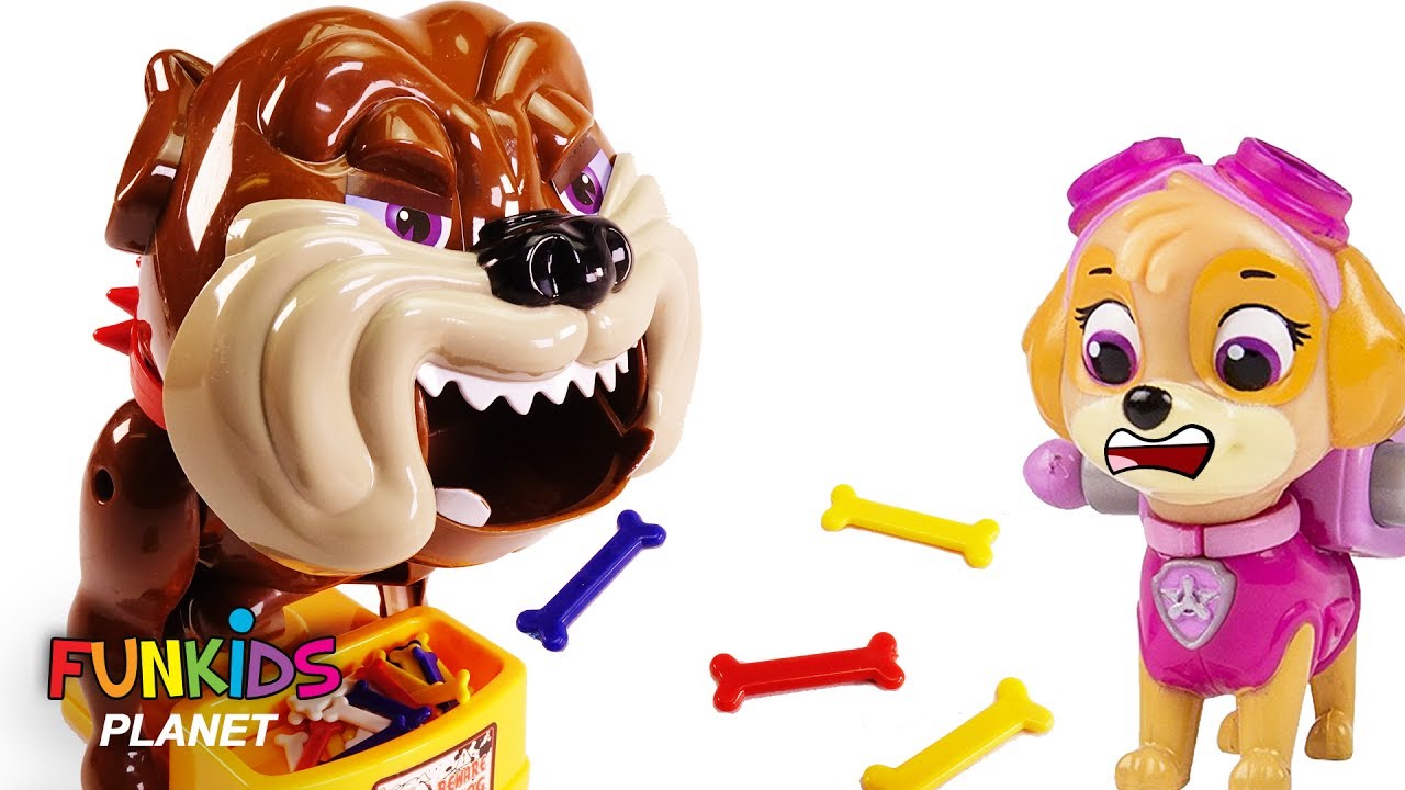 Paw Patrol Chase & Skye Play Bad Dog Game YouTube