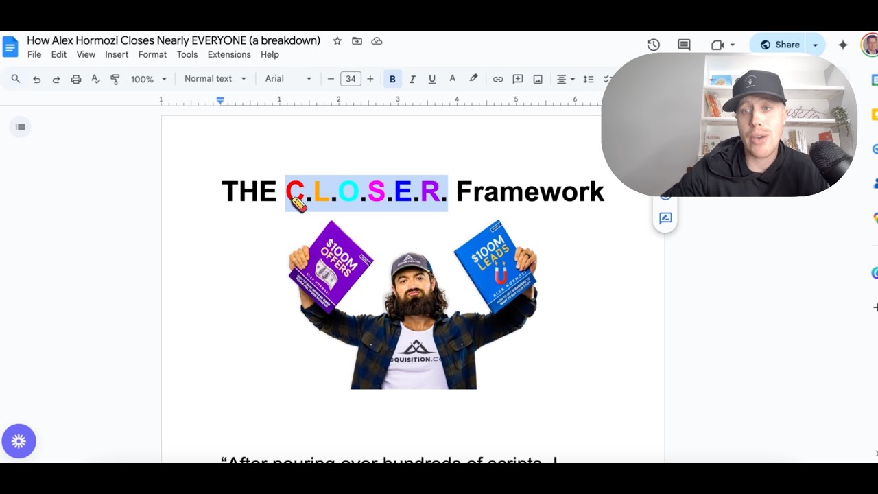 Alex Hormozi's C.L.O.S.E.R. Framework Explained By Sales Rep