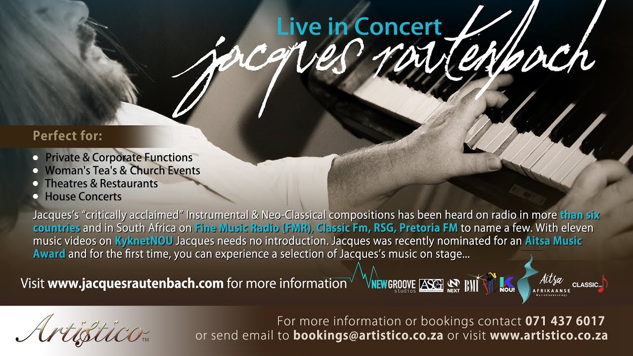 Jacques Rautenbach -Live (Promotional Video) - YouTube