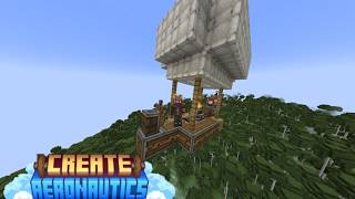 A simple guide to making an airship using Create Aeronautics