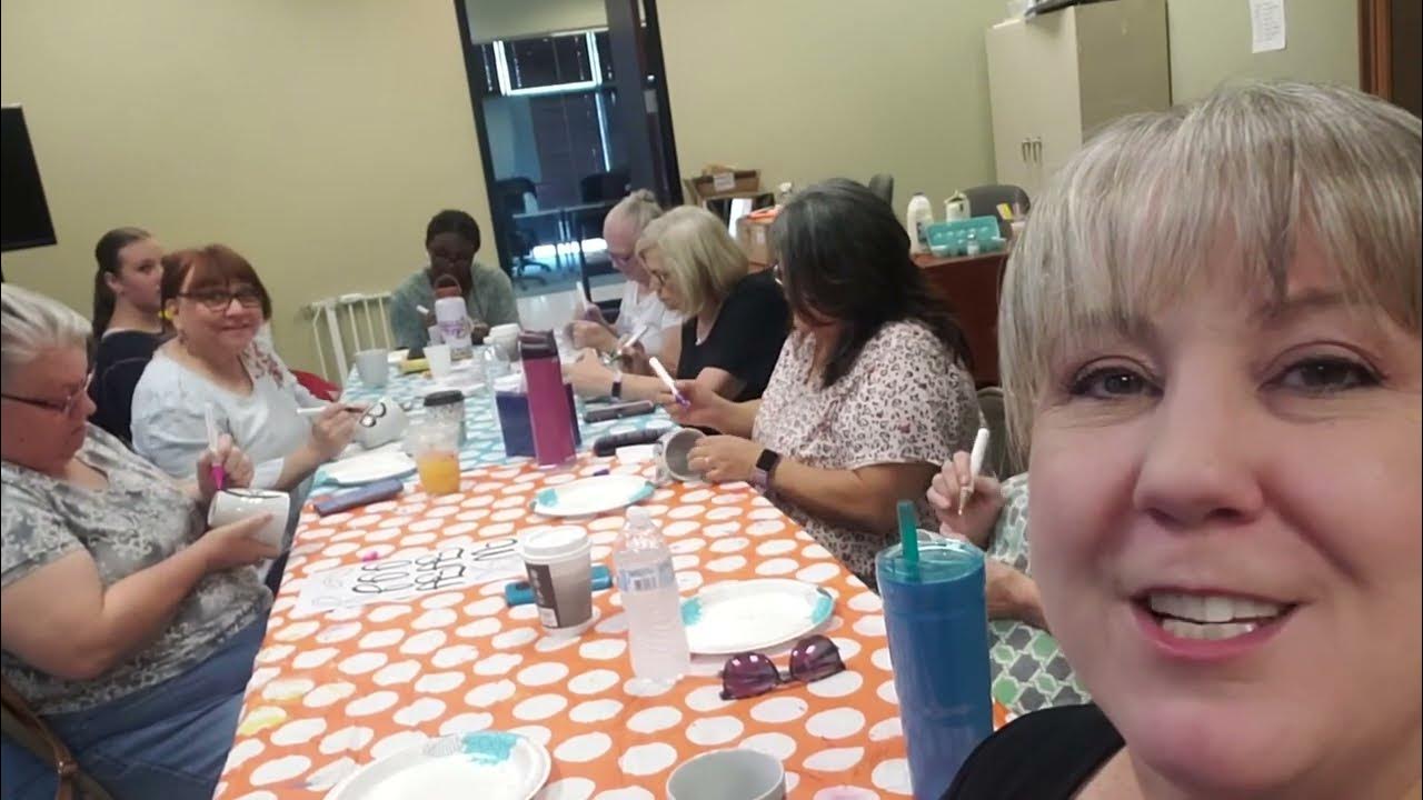 Personalized Mug Craft, Teacher Gift, Paint Marker Craft, Easy Group