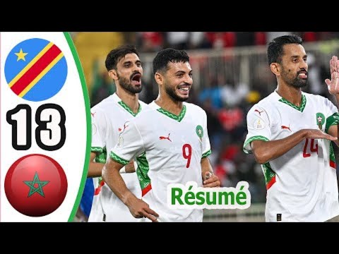 DR Congo Vs Morocco 1 3 Highlights World Cup Qualifiers 2025 All Goals Match Résumé