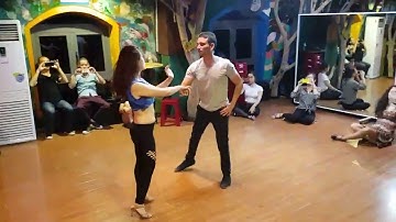 Heart ZOuk dance- Demo by Dhishan Perera  & Nhi Miu