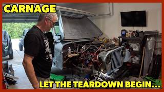 1983 Jeep CJ7 Teardown and Assessment begins