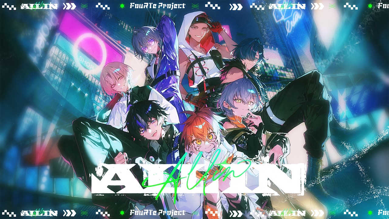 FouRTe Project 6th single『ALL IN』イラストMV