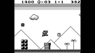 Mario in Game Boy Emulator