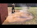 First time this concrete has ever been pressure washed | pressure washing things around my house