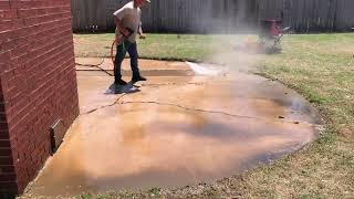 First time this concrete has ever been pressure washed | pressure washing things around my house by Josh's lawn service 2,868 views 1 year ago 10 minutes, 43 seconds