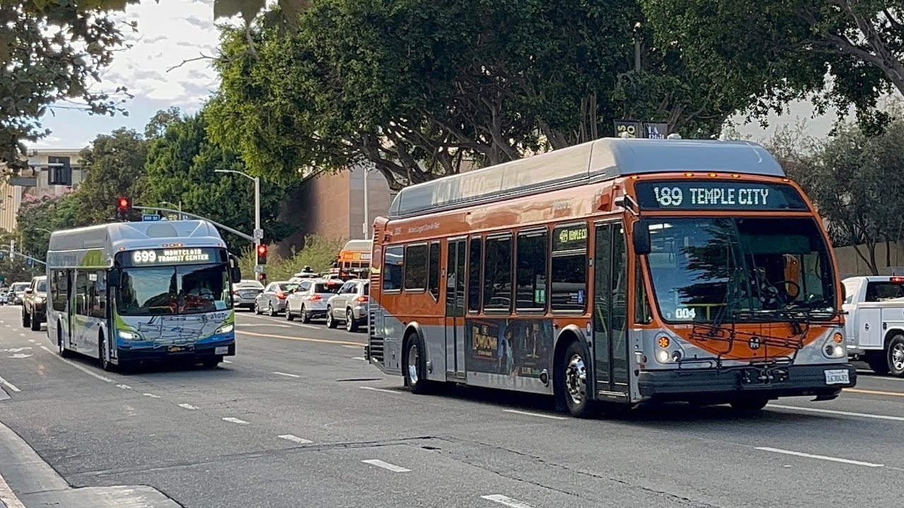 ⁴ᴷ⁶⁰ Transit Action EP59 | LA Metro, Foothill & LADOT Buses @ Broadway/1st