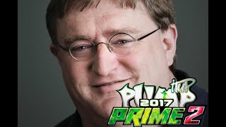 gabe eat burger while playing ddr