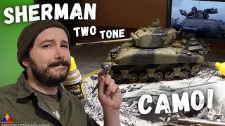 Sherman Tank Painting Tutorial - Late-WWII Scale Model Camo Tutorial
