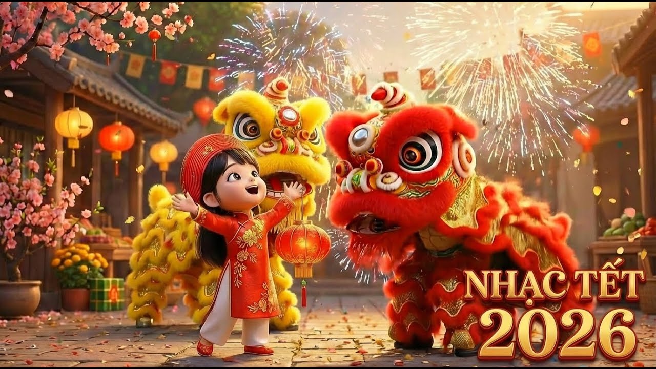 Liên Khúc Nhạc Tết Thiếu Nhi 2026 Sôi Động 🧧 30 Phút Múa Lân Hay Nhất Giúp Bé Ăn Ngon | Thaoo