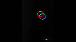 Rainbow reflective mini hoops